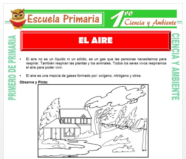 El Aire para Primero de Primaria – Escuela Primaria