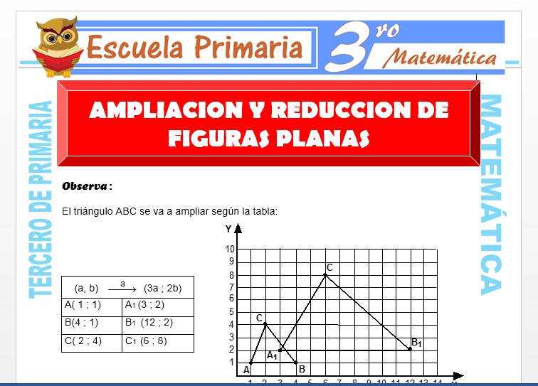 Ficha de Aplicación y Reducción para Tercero de Primaria
