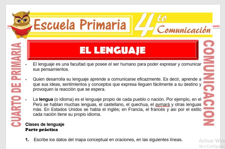 El Dialogo para Cuarto de Primaria – Escuela Primaria