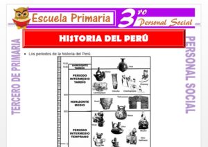 Ficha de Historia del Perú para Tercero de Primaria