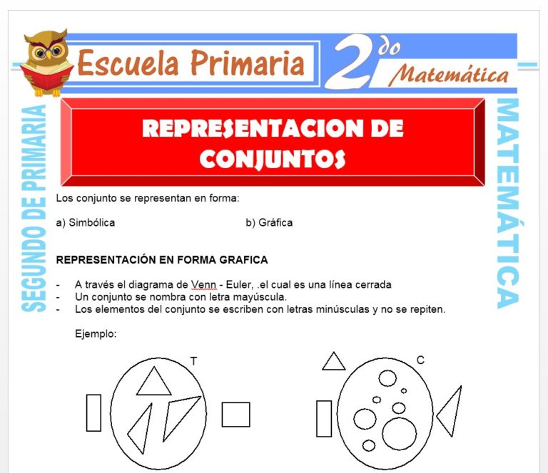 Formemos Conjuntos para Segundo de Primaria – Escuela Primaria