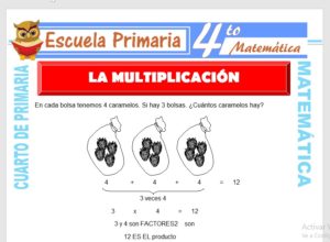 Ficha de La Multiplicación para Cuarto de Primaria