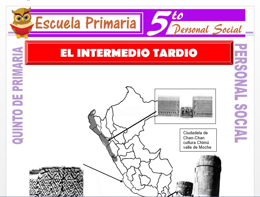 Modelo de la Ficha de El Intermedio Tardío para Quinto de Primaria